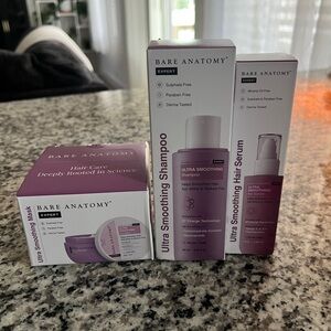 Bare Anatomy - Ultra Smoothing Shampoo, Mask & Serum Trio
